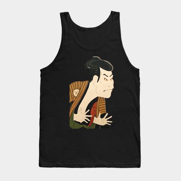 japanese traditional theater Kabuki actor Japanese fine art Tank Top by geekmethat